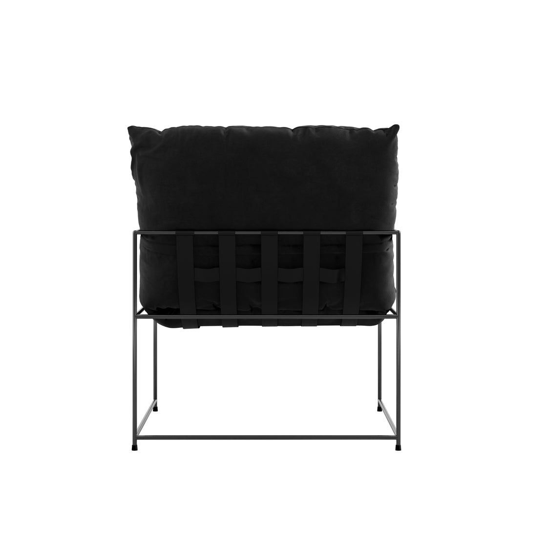 Brook Black Accent Armchair